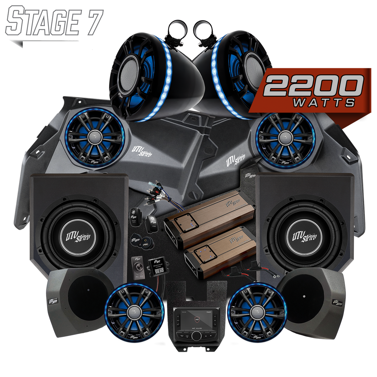 Can-Am® X3 Elite Series Stage 7 Stereo Kit | UTVS-X3-S7-E UTV Stereo