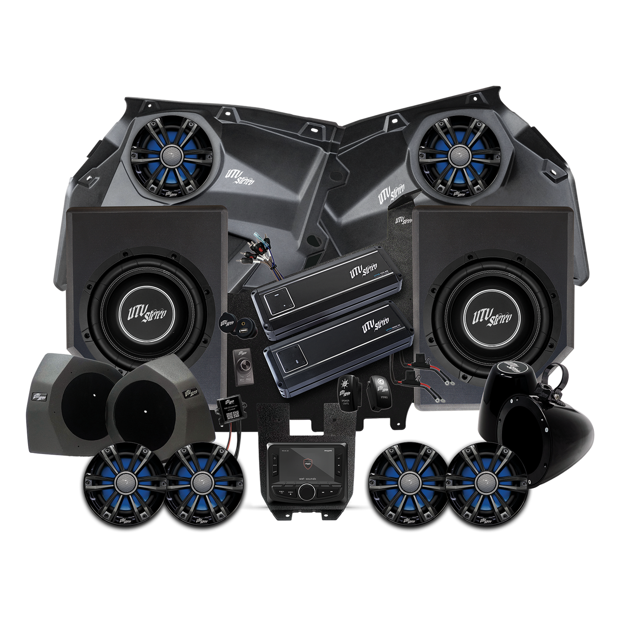 Can-Am® X3 Signature Series Stage 7 Stereo Kit | UTVS-X3-S7-S UTV Stereo