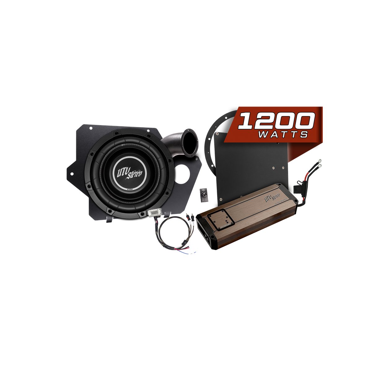 Polaris® Xpedition 1200W 10" Subwoofer Kit | UTVS-XPD-SUB-1200-1