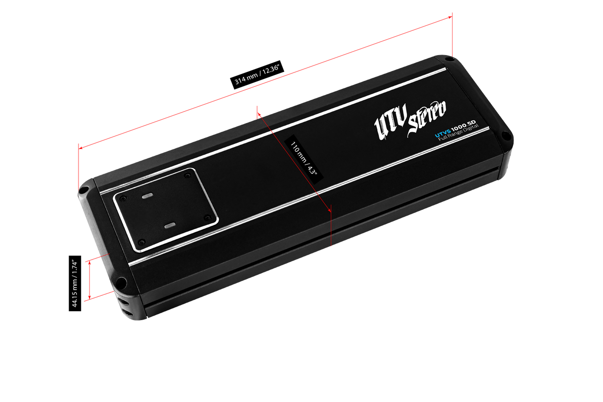 Signature Series 1000W 5-Channel Amplifier | UTVS1000.5D Kawasaki UTV Stereo