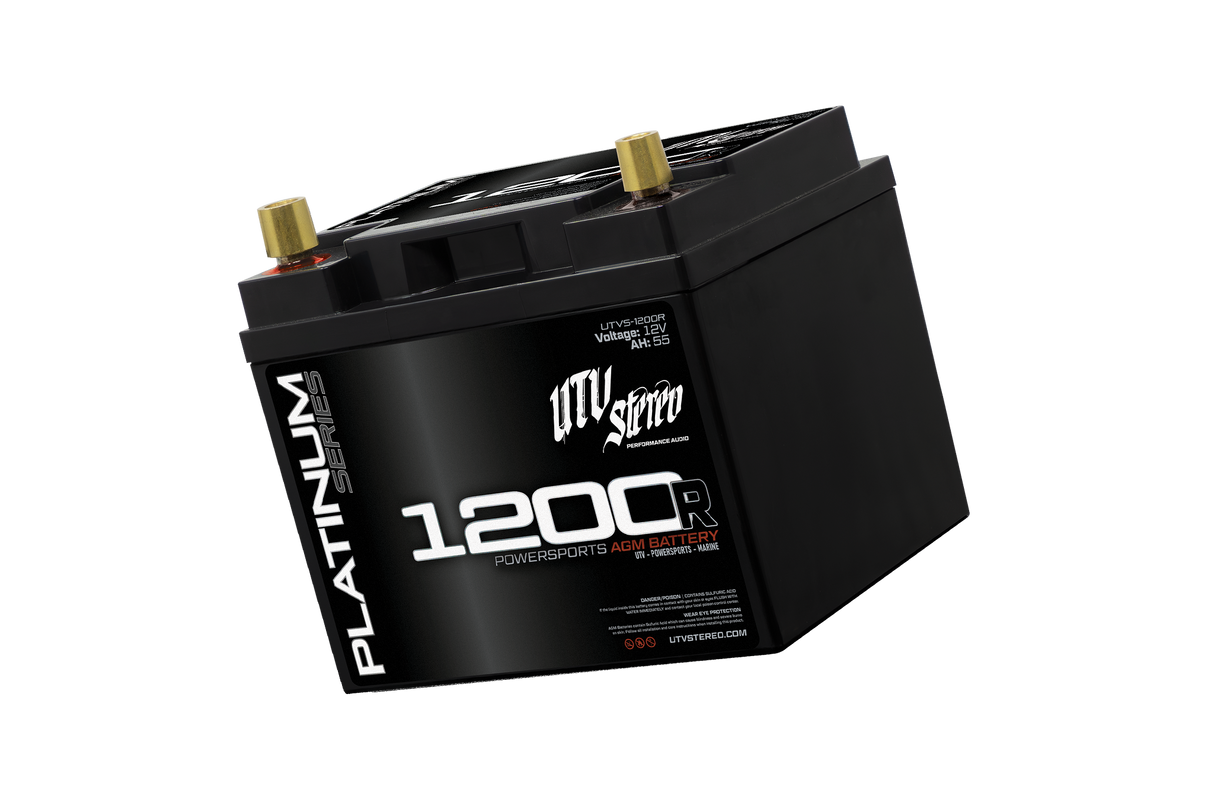 Platinum Series AGM 1200R (REVERSE POLARITY) Battery | UTVS-1200R UTV Stereo