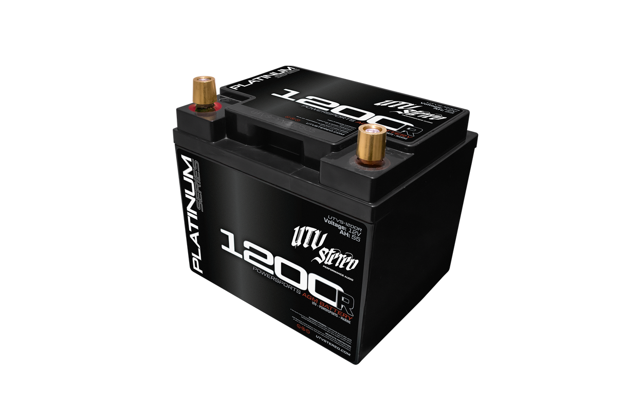 Platinum Series AGM 1200R (REVERSE POLARITY) Battery | UTVS-1200R UTV Stereo