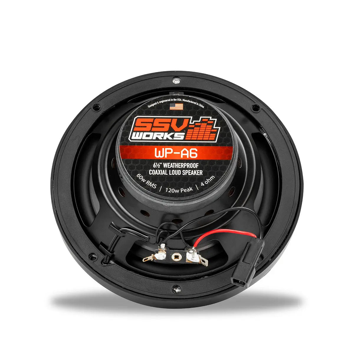 SSV Works A-Spec 6.5in Weatherproof Powersports Speakers for UTV's, Boats, RV and more (pair) ssvworks