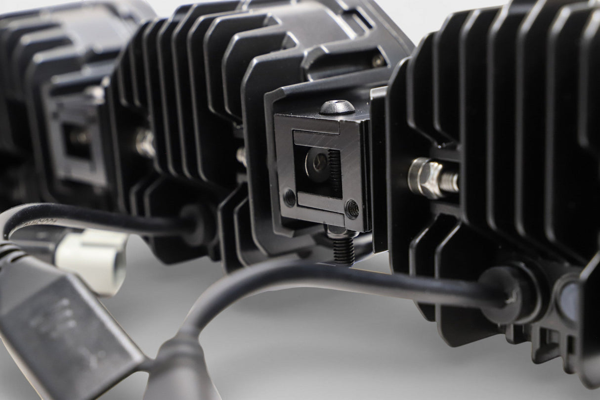 10 Light U-Con Interlocking Off Road LED Pod With Amber or White DRL Running Light GGLighting