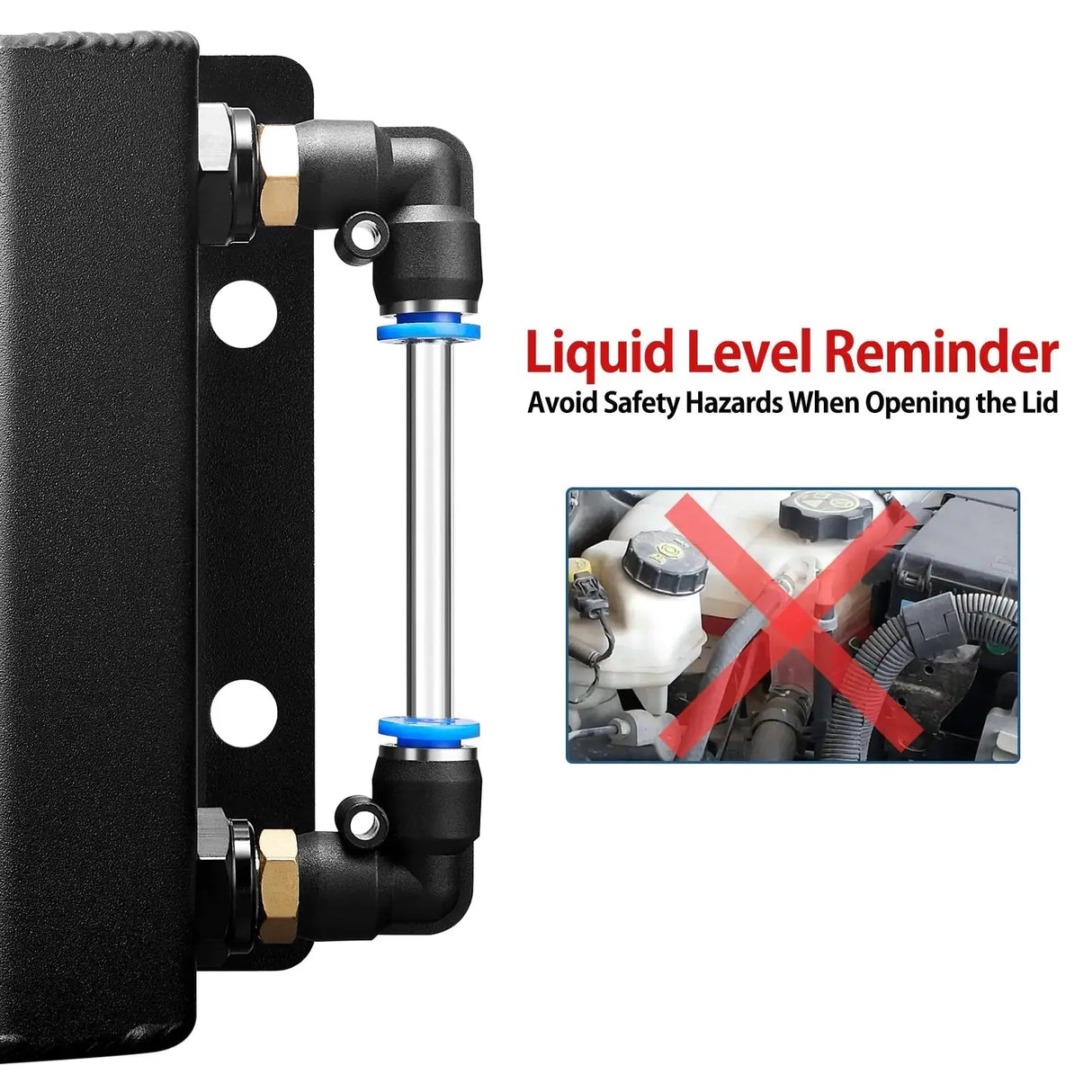 Universal Coolant Reservoir Tank Coolant Overflow Tank Reservoir Expansion 1L