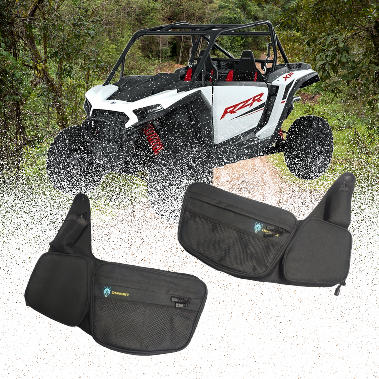 2024+ RZR XP 1000 Front Door Bags Driver and Passenger Side Chupacabra Offroad