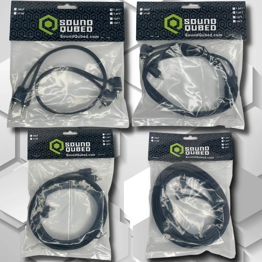 SoundQubed Twisted OFC 2-Channel RCA Interconnect Cables