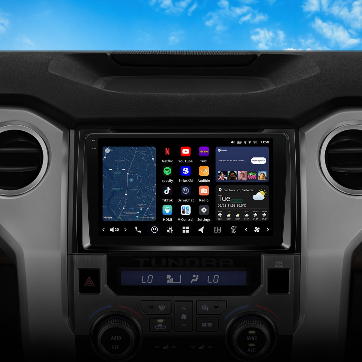 VISION 9" Custom-Fit Car Stereo for Toyota Tundra 2014-2021