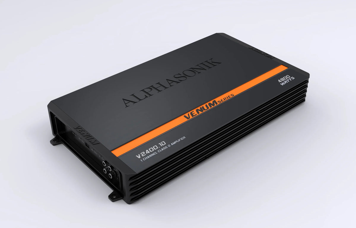 Alphasonik V2400.1D | 2400W RMS Monoblock Class D Amplifier