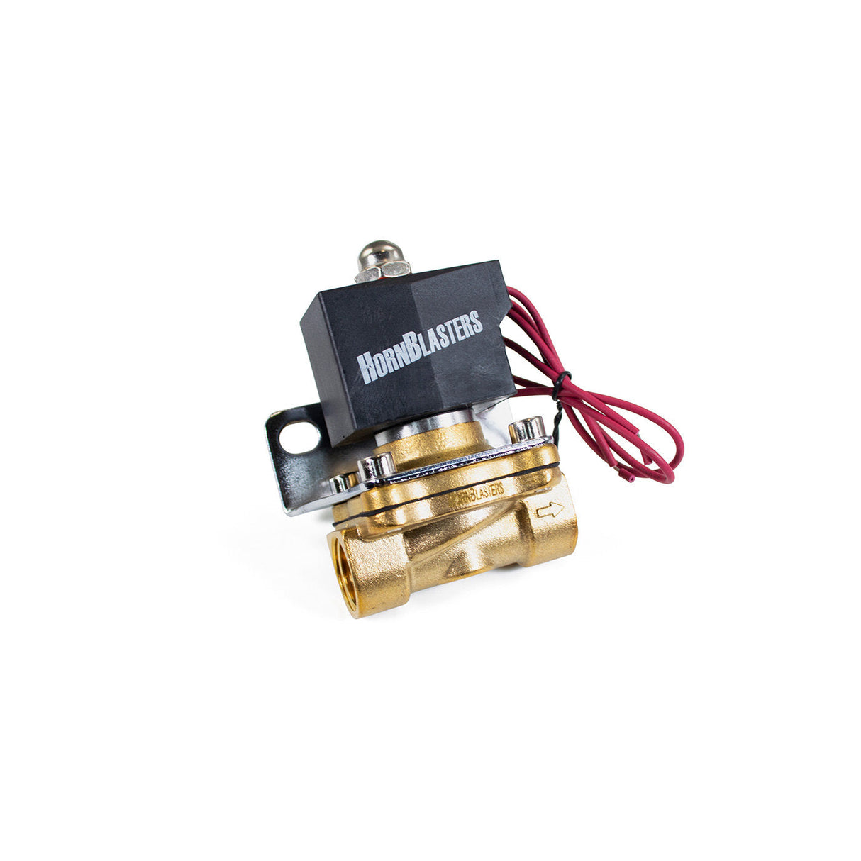 HornBlasters Brass 1/2" 110 Volt Electric Air Valve HornBlasters
