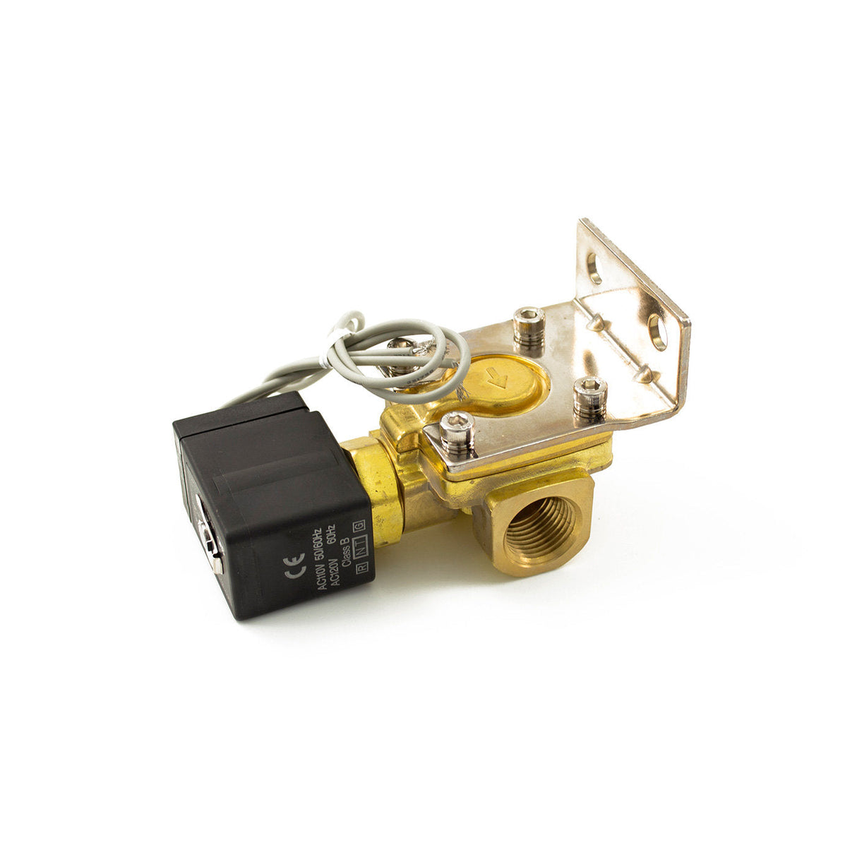 SMC Brass 1/2" 110 Volt Electric Air Valve SMC