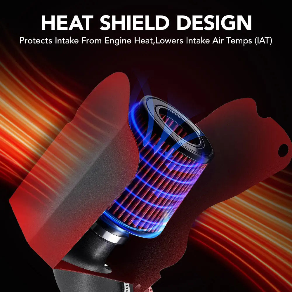 Cold Air Intake Kit For Volkswagen Golf GTI/Jetta MK5/MK6 & Audi A3 1.8/2.0 TSI Flashark