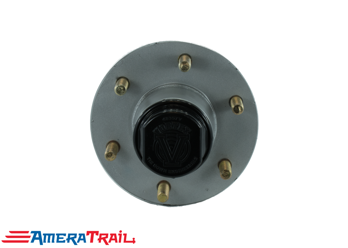 Vortex 6 Lug Hub, Complete w/ Spindle - Maintenance Free Hub