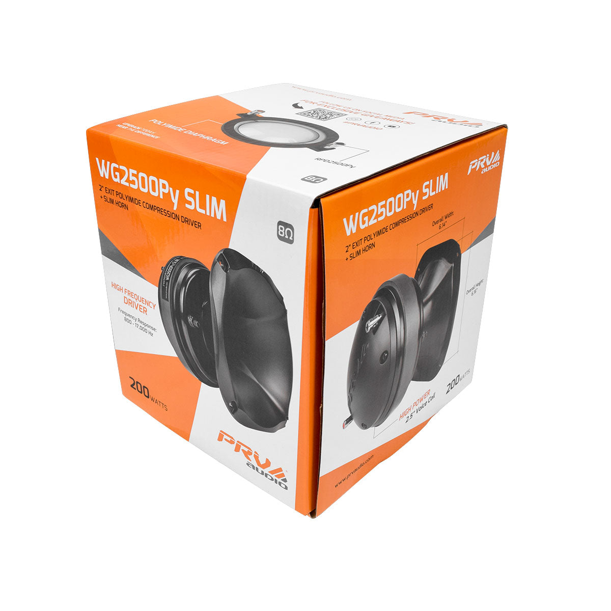PRV WG2500Py SLIM Driver + Horn Combo PRV Audio