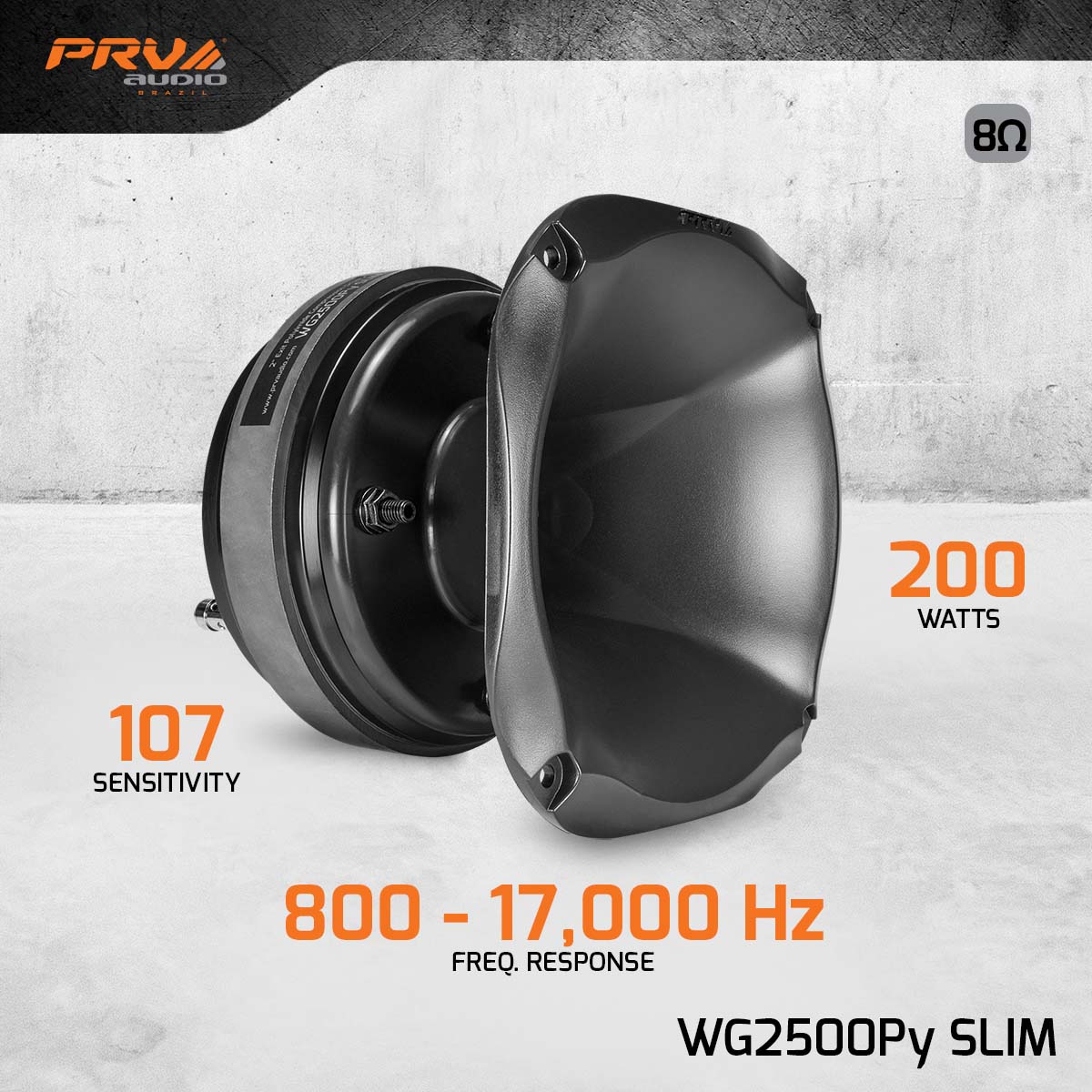 PRV Audio QS800.4 Amplifier and 4 WG2500Py Horn Driver Bundle