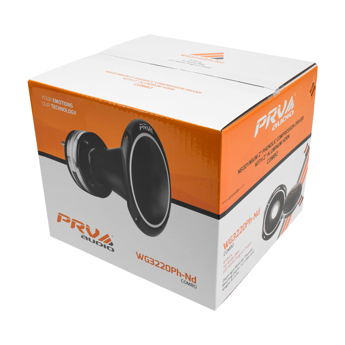 PRV Audio WG3220Ph-Nd 2in Midrange Horn Compression Driver