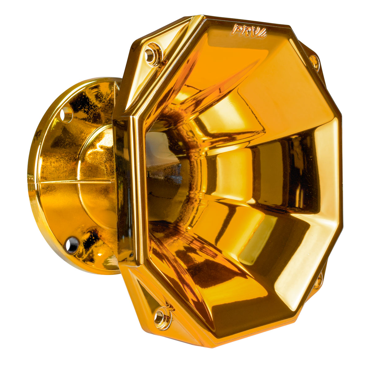 PRV Audio WGP14-50X Car Audio Horn Gold Chrome Finish