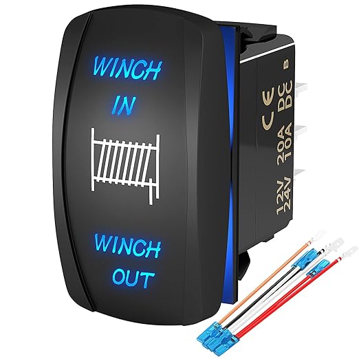 Winch in Winch Out Momentary ON/Off/ON