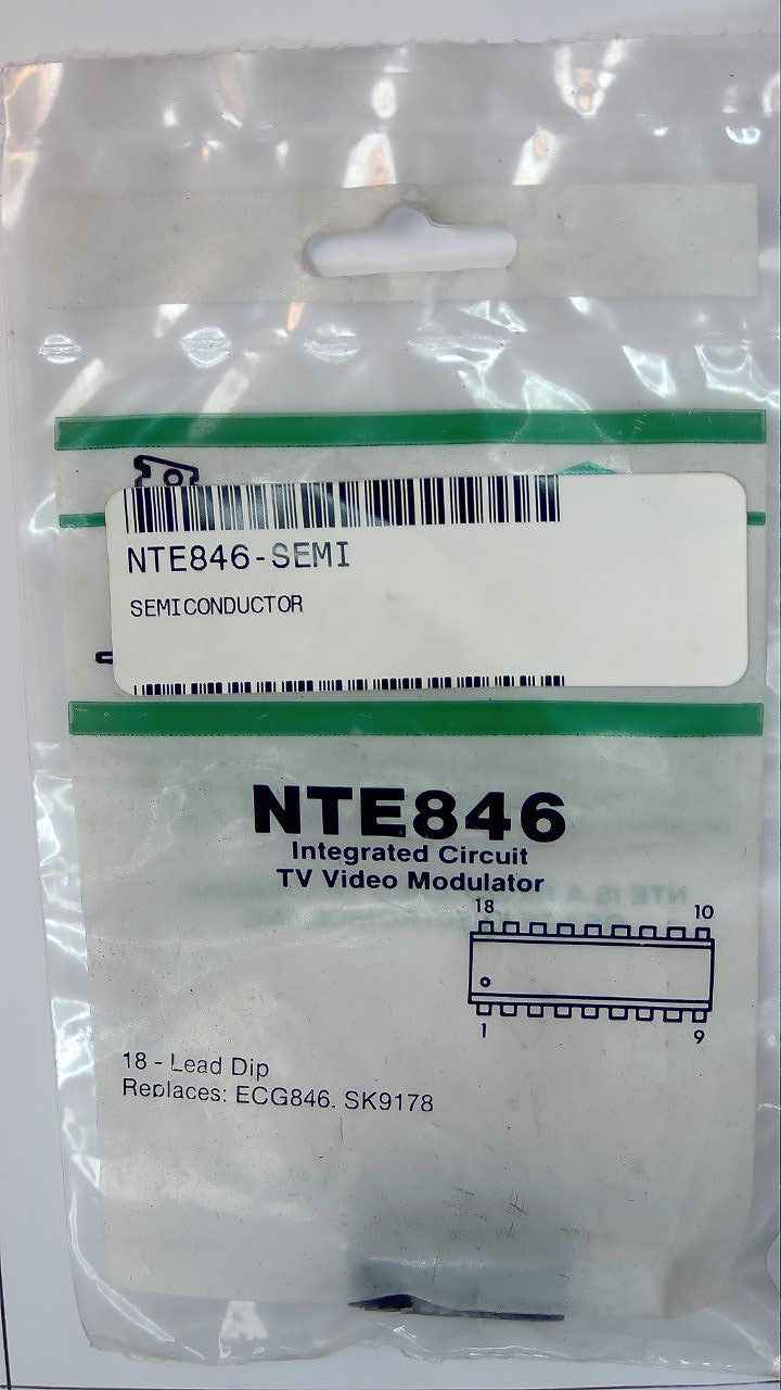 NTE846 IC TV Video Modulator NTE