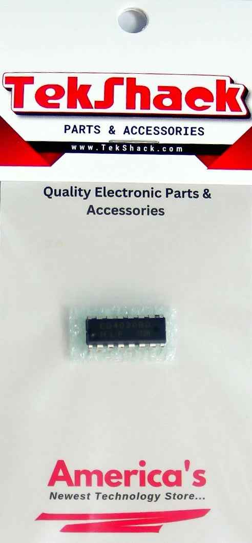 CD4020BE Counter IC Binary Counter 1 Element 14 Bit Negative Edge 16-PDIP TekShack