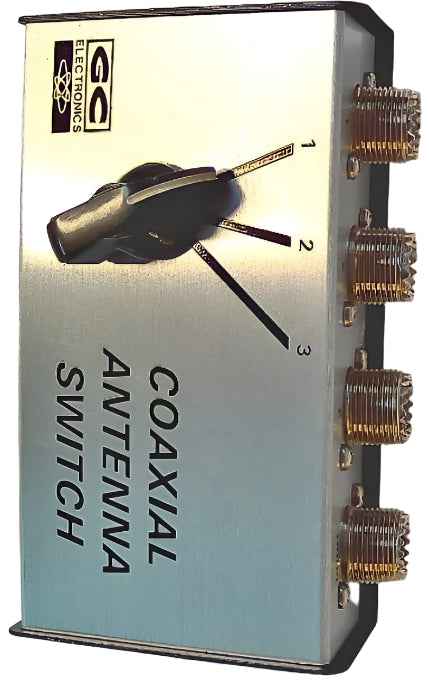 GC Electronics 3-Postions Coaxial Antenna Switch #18-750 TekShack
