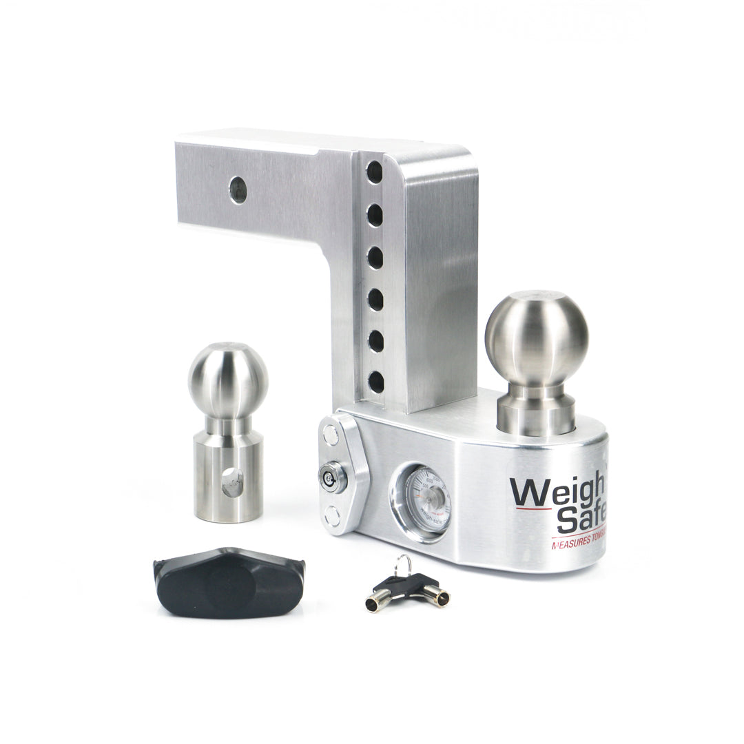 WeighSafe 6" Drop Hitch with Scale for 3" Receiver