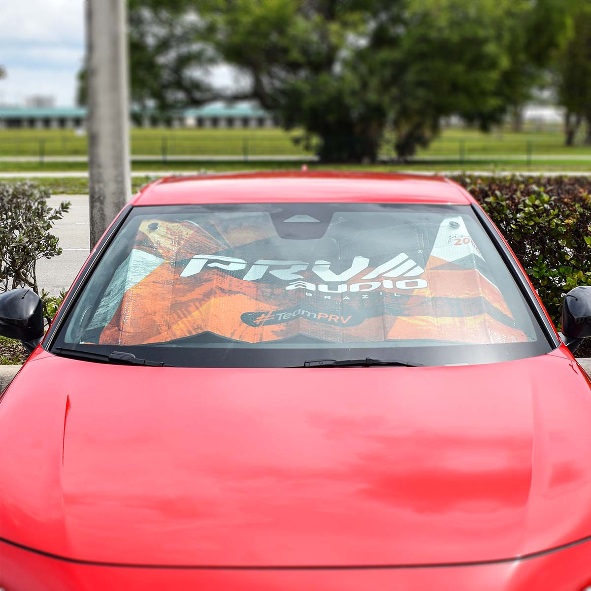 PRV Audio Windshield Sunshade Fold-out Car Interior Sun Protection