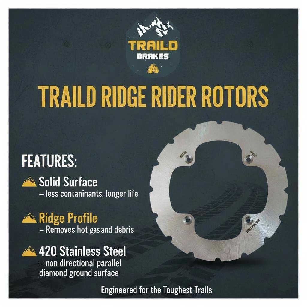 CFMoto U10 PRO/U10XL PRO 2025-2026 Ridge Rider Disc Brake Rotors Traild