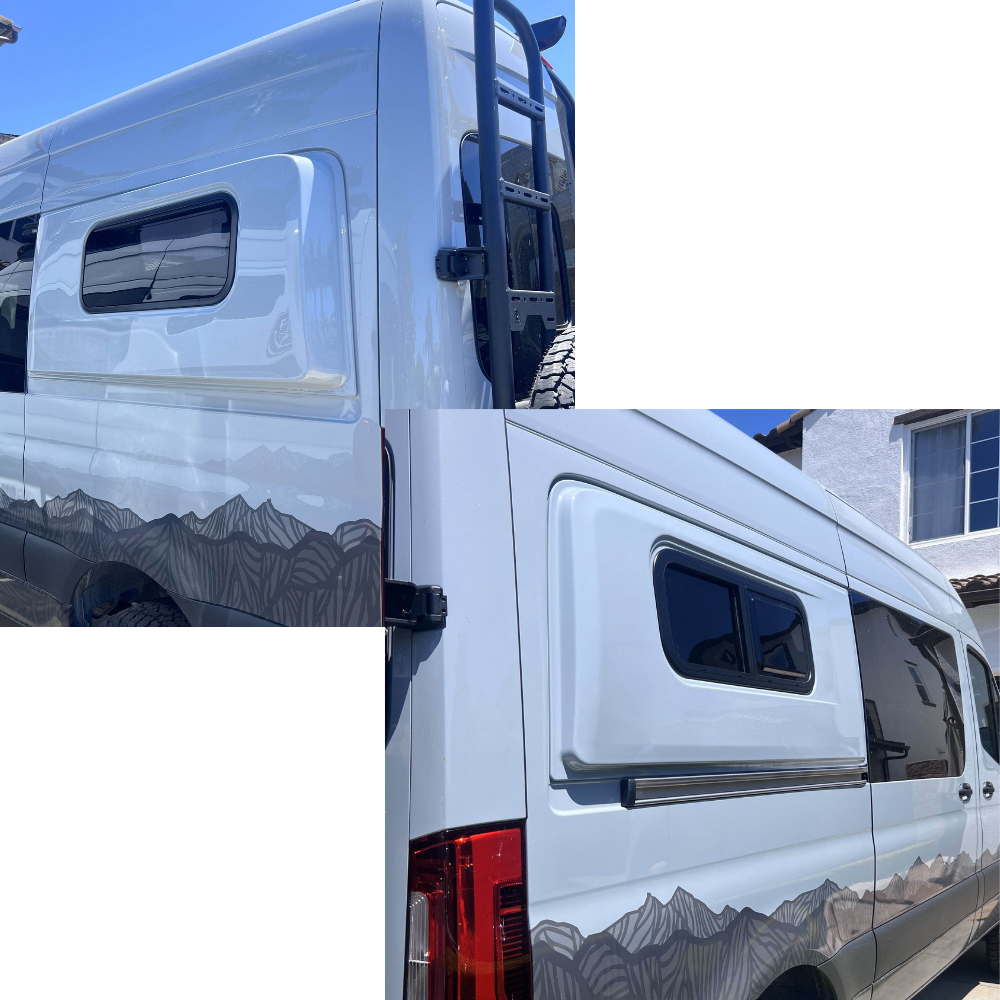 S&B Wideouts for Mercedes Sprinter 144" Vans (Driver & Passenger Side Set) S&B