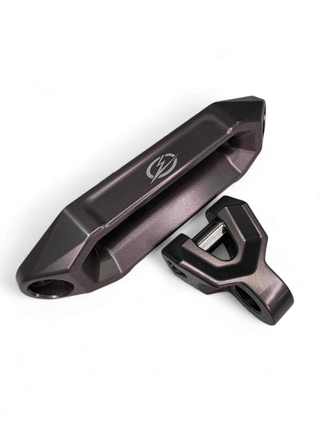 Elektric Offroad Designs UTV Winch Fairlead and Hook (Gunmetal) www.elektricoffroad.com