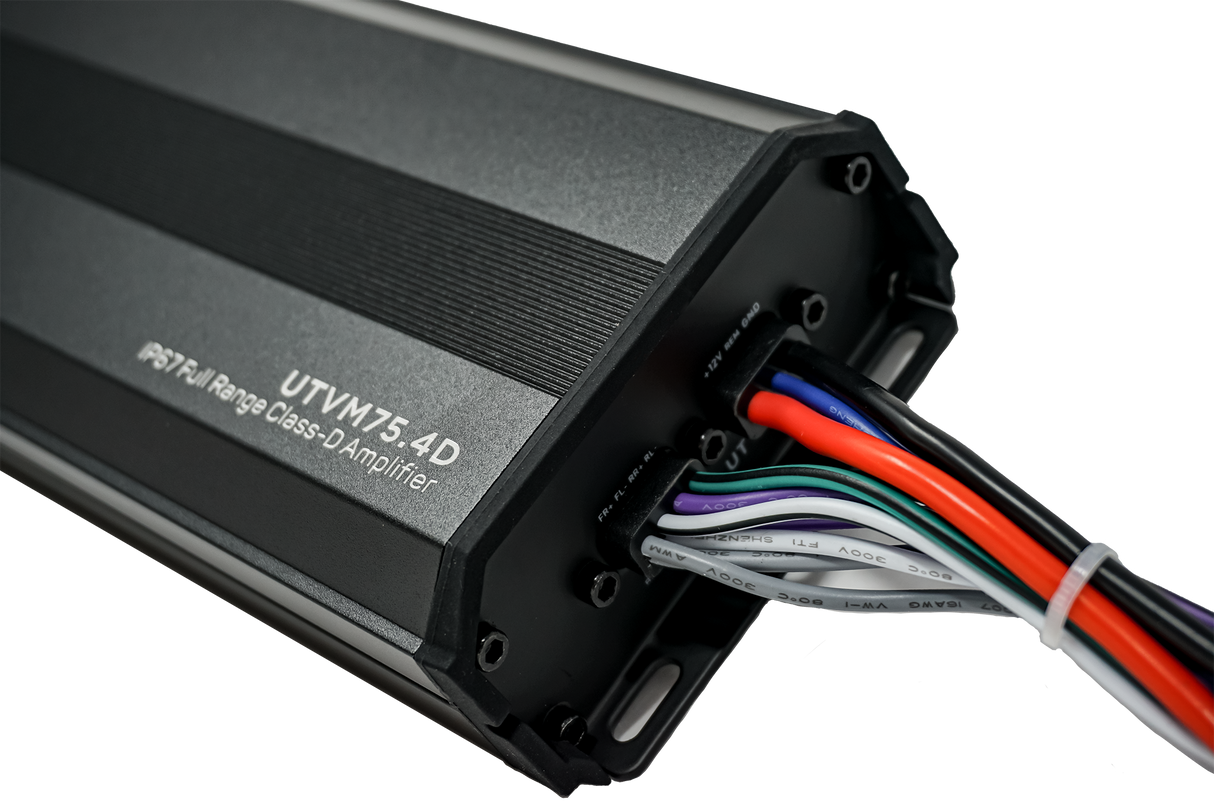 M-Series 600W 4-Channel Amplifier | UTVM-75.4D UTV Stereo