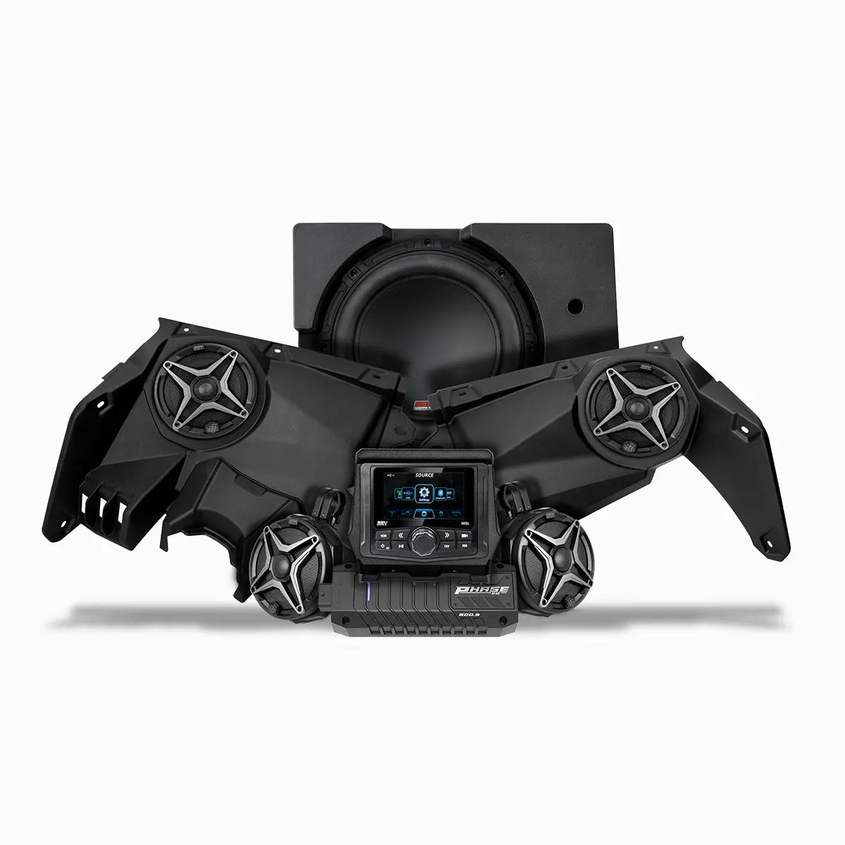 2017-2026 Can-Am® X3, Phase-4 A-Spec 5-Speaker 800watt System w/MRB4 SSV Works