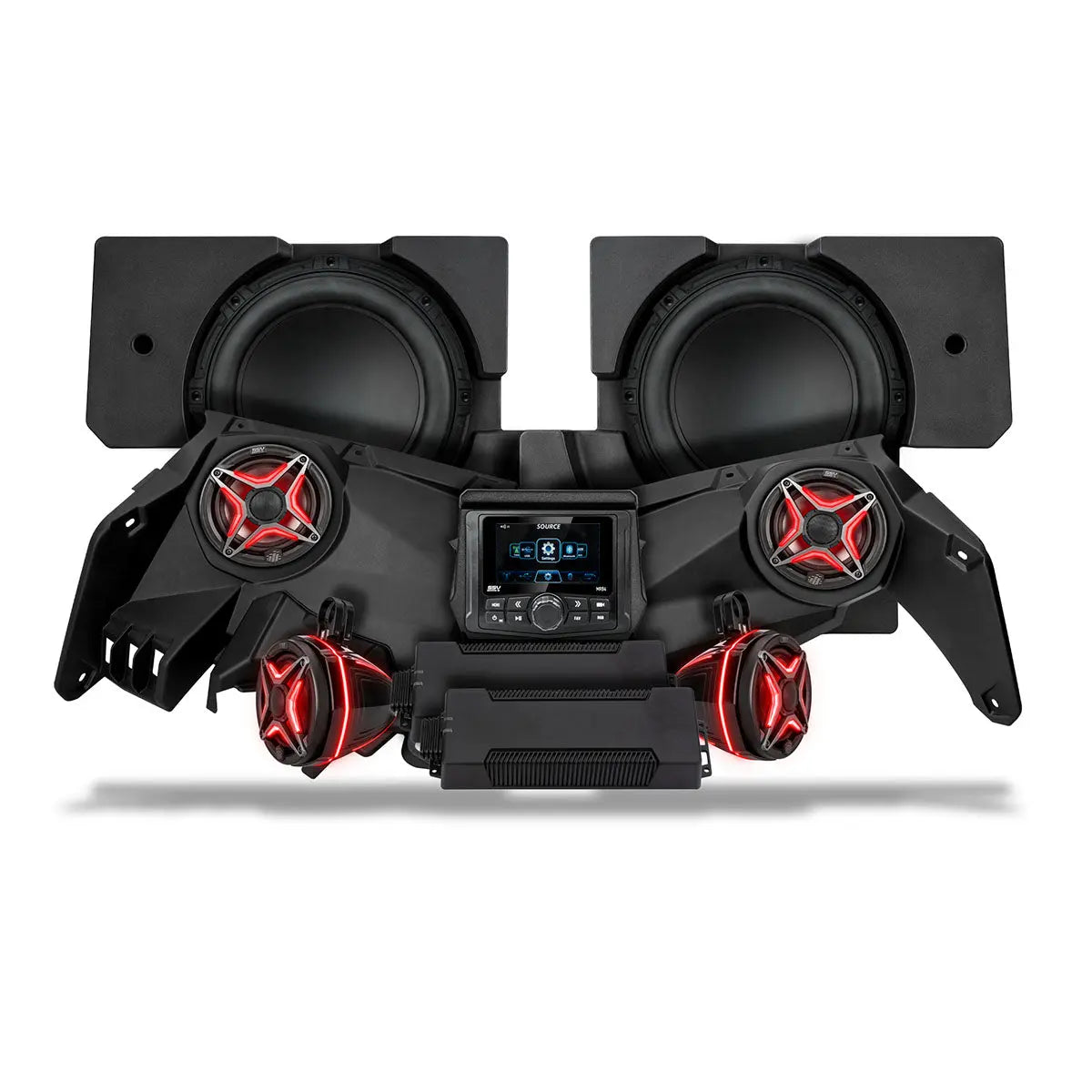 2017-2026 Can-Am® X3, Phase-5 V-Spec 6-Speaker 1650watt System w/MRB4 SSV Works