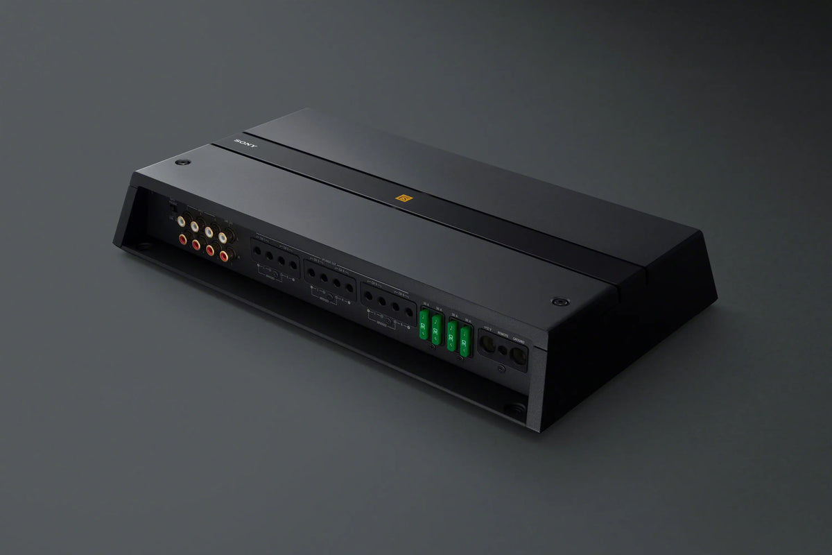 Sony Mobile ES XM-6ES — 6-channel car power amplifier, angled front view
