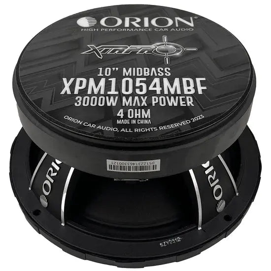 Orion XPM1054MBF 10" 750W RMS Midbass Speaker (Single)