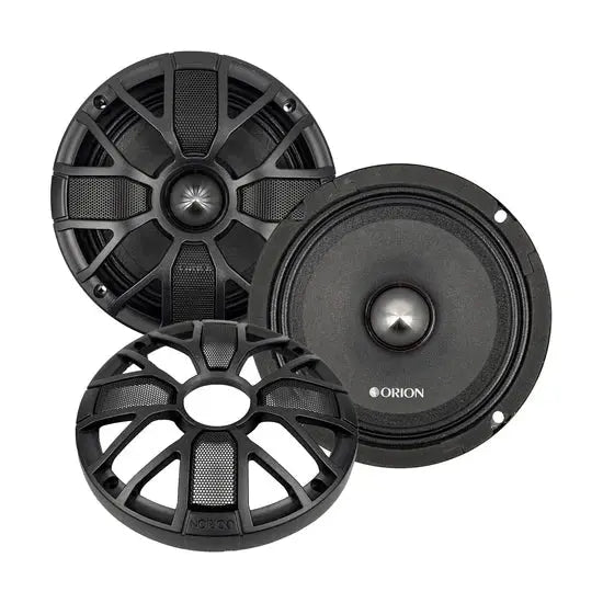 Orion XSM655SL 6.5" 300W RMS Slim Ultra Efficient Midrange Speakers (Pair)