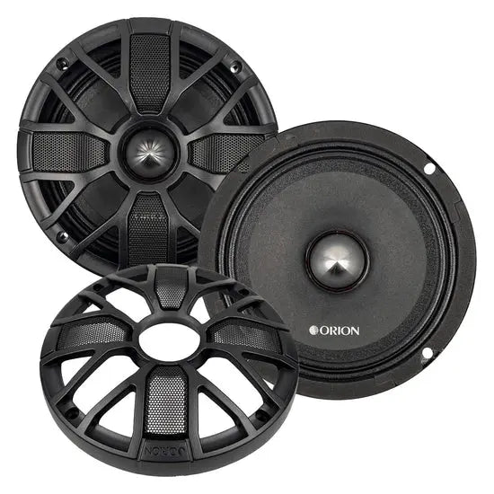 Orion XSM805SL 8" 350W RMS Slim Ultra Efficient Midrange Speakers (Pair)