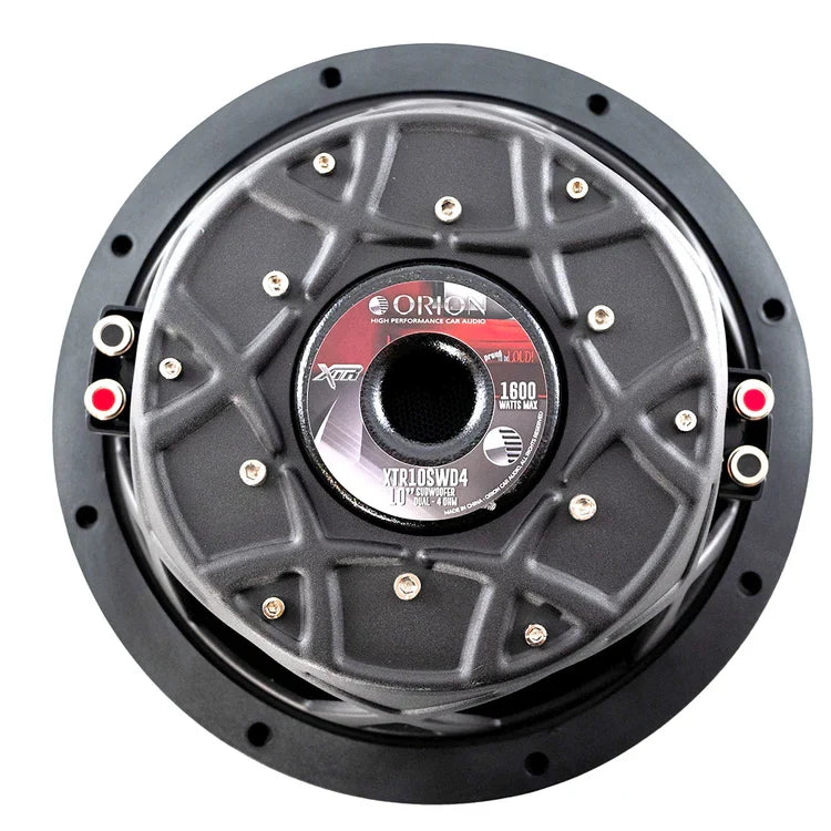 Orion XTR10SWD4 10" 400W RMS Shallow Subwoofer DVC 4-Ohm Orion