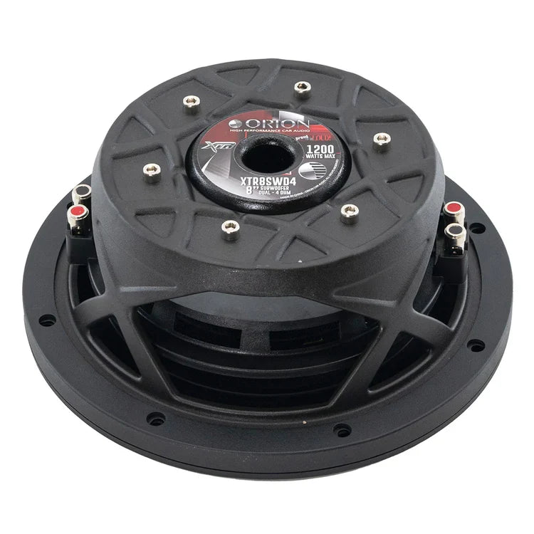Orion XTR8SWD4 8" 300W RMS Shallow Subwoofer DVC 4-Ohm