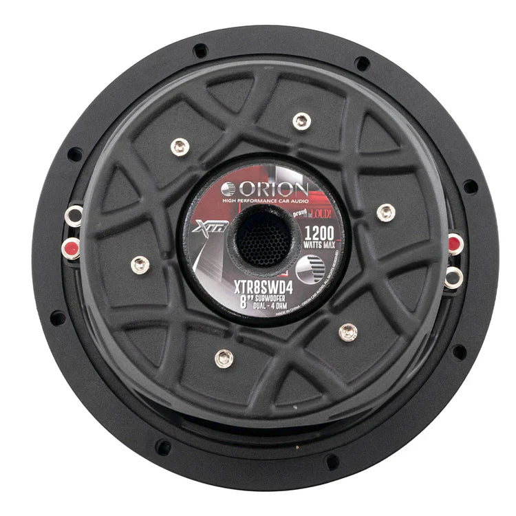 Orion XTR8SWD4 8" 300W RMS Shallow Subwoofer DVC 4-Ohm