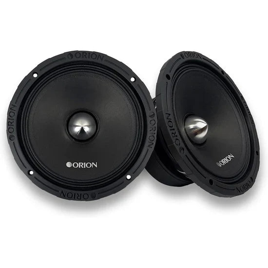 Orion XTX852 8" 400W RMS Bullet Midrange Speakers 2-Ohm (Pair) Orion