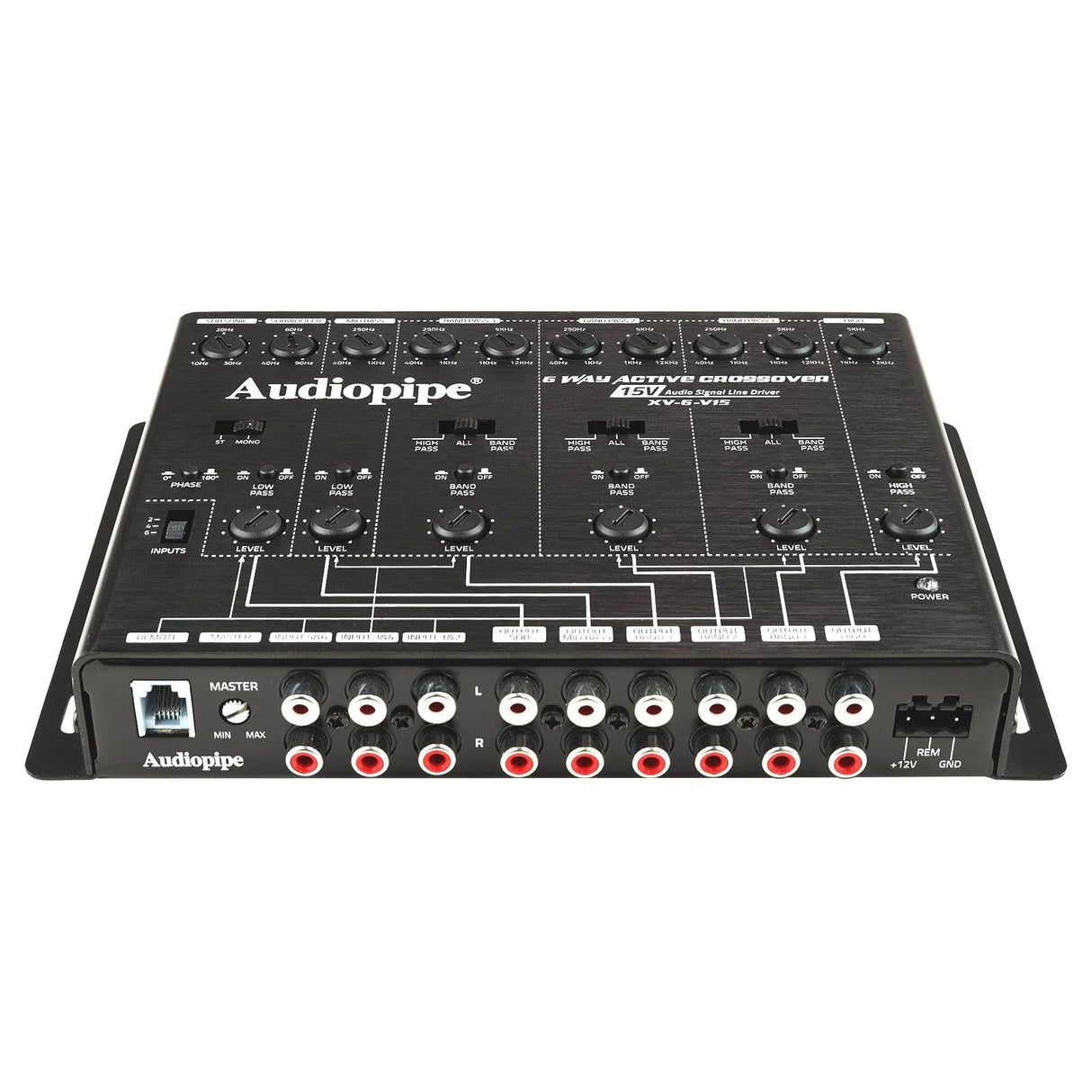 Audiopipe XV-6-V15 | 6-Way Active Crossover Audiopipe