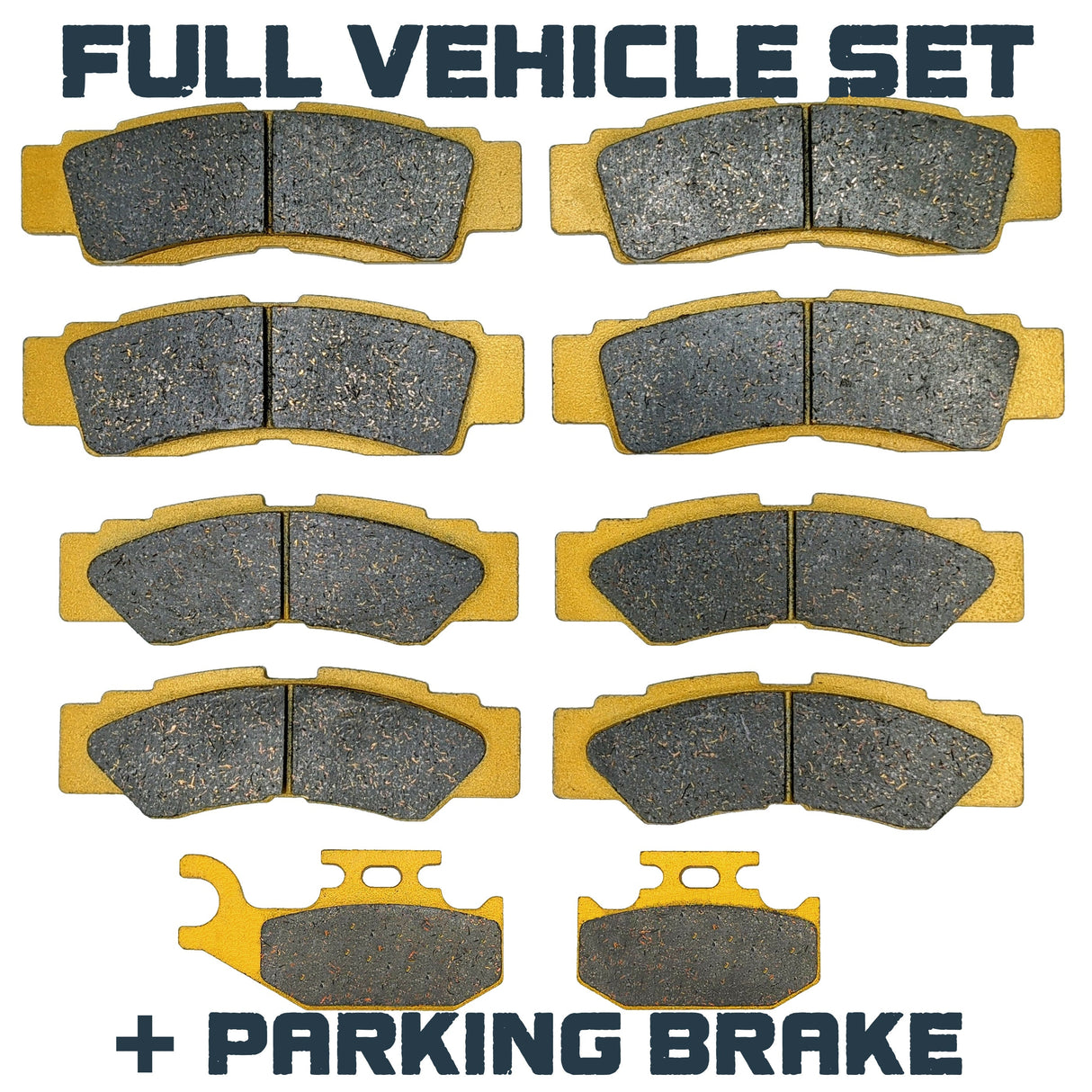 Yamaha Wolverine RMAX2/RMAX4 2021-2024 Ceramic Brake Pad Set with Parking Brake Traild