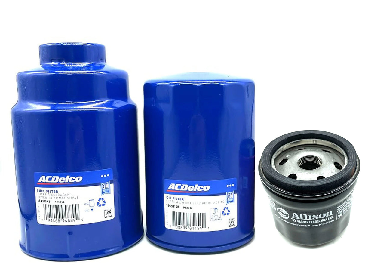 OE Maintenance Filter Pack, 2001-2016 GM 6.6L Duramax LB7 LLY LBZ LMM LML GM