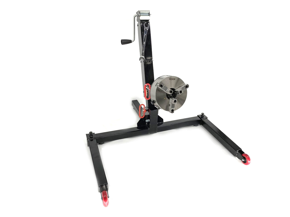 Forged Diesel Wheel Polishing Stand with Aluminum Jaws Forged Diesel