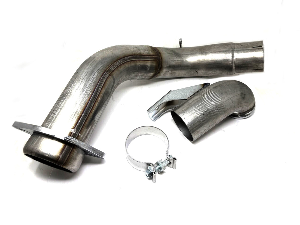 ZZ Diesel 4 Inch Stainless Steel Downpipe, 2015-2019 Ford 6.7L Powerstroke ZZ Diesel