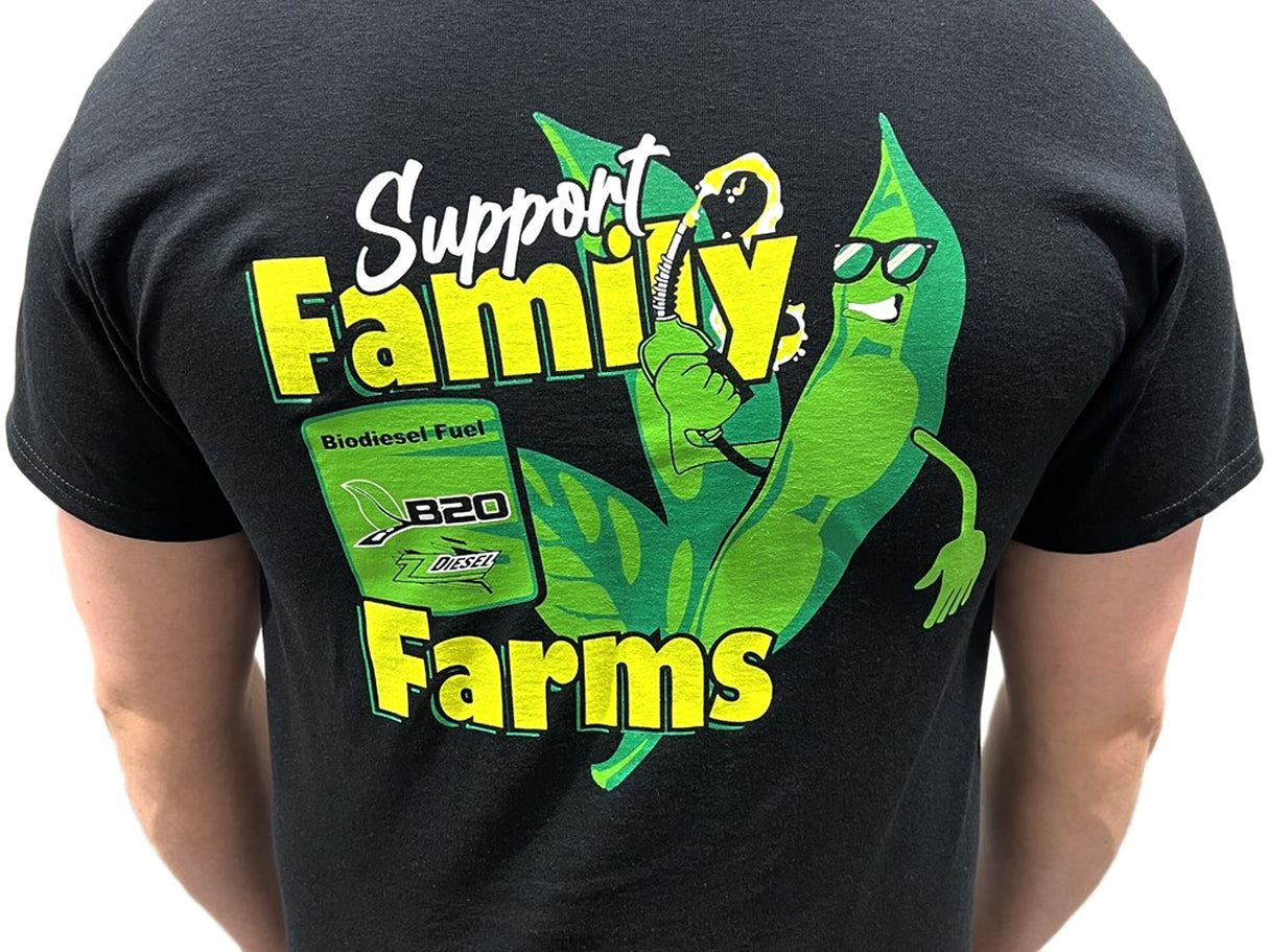 ZZ Diesel, Support Family Farms T-Shirt ZZ Diesel