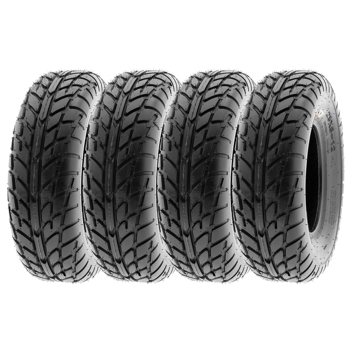 SunF ATV TIRE/UTV TIRE SPORT DIRT FLAT TRACK 6 PR Tubeless A021 (set of 4) SUNF