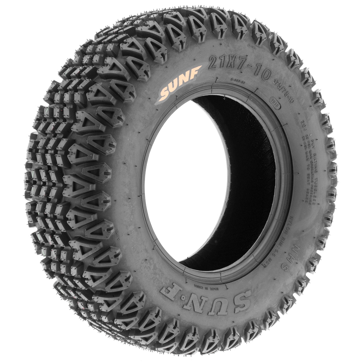 SunF ATV TIRE/UTV TIRE All Terrain Golf Cart Tire 4 PR Tubeless G003 (set of 4) SUNF
