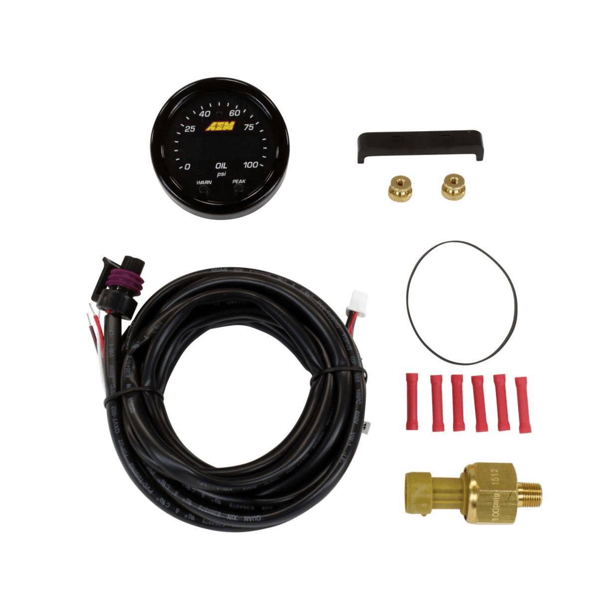 AEM X-Series Oil/Fuel Pressure Gauge (30-0301 / 30-0307)